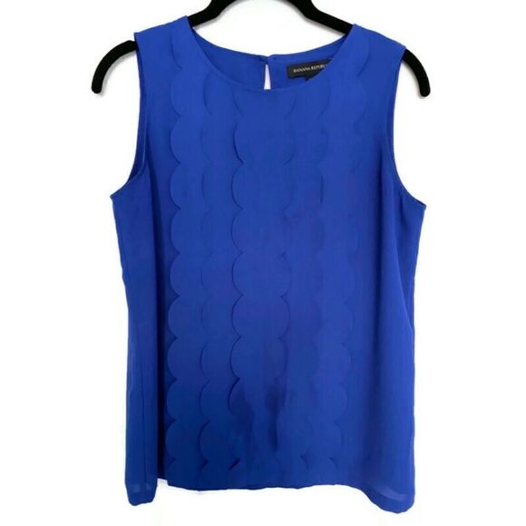 Banana Republic Sleeveless Blouse Blue Size XS - Picture 1 of 4